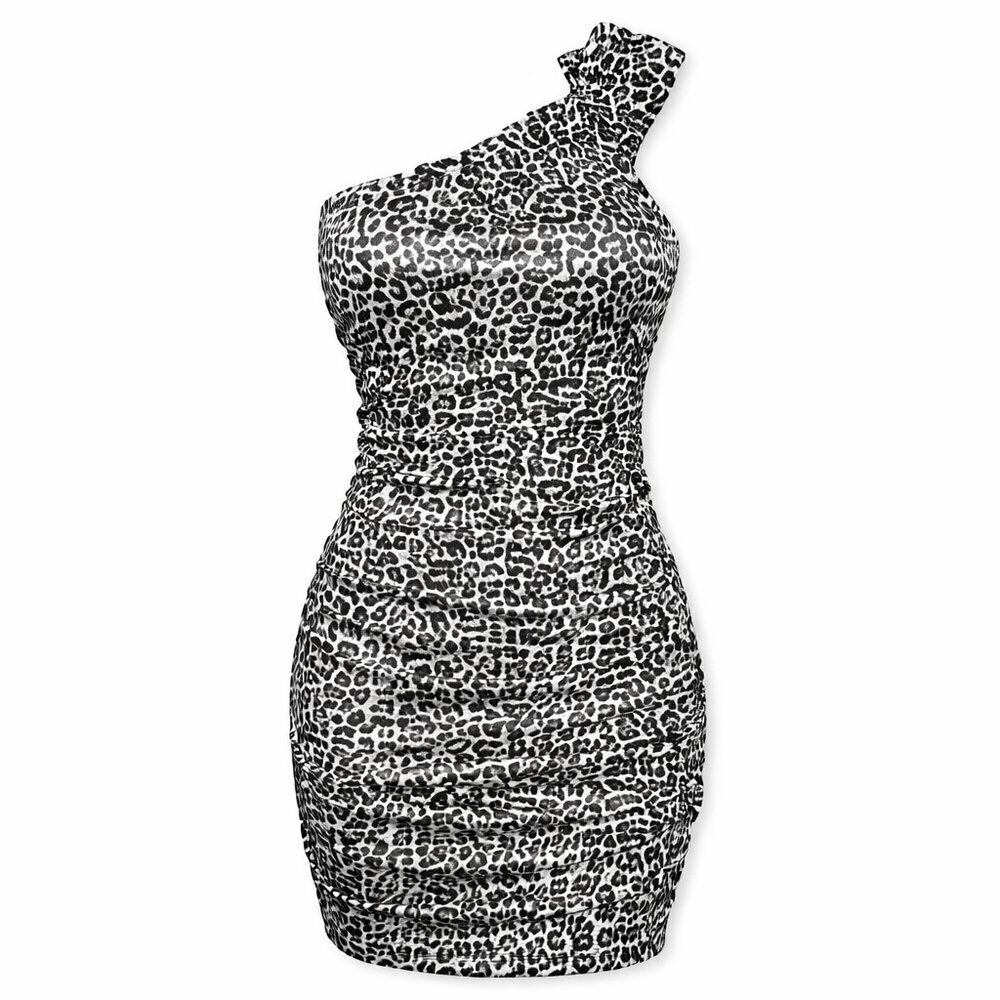 RUBY ROX Body Central Black White Bodycon Dress M